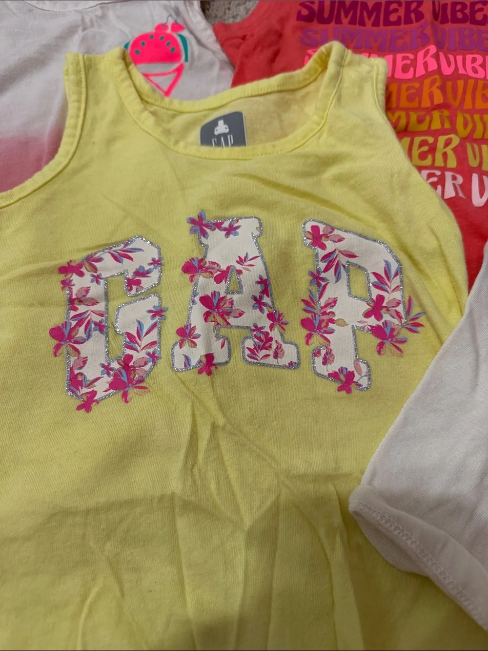 Girls 4T summer shirt bundle.